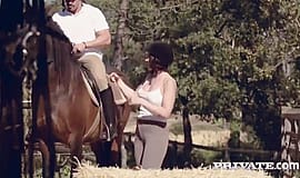 Yasmin Scott - Horse Rider Rides A Hung Stallion