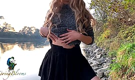 Sexy Teen Creampied By The Lake