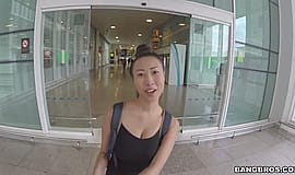 Sharon Lee - Big Tit Asian Chick Fucked In Public