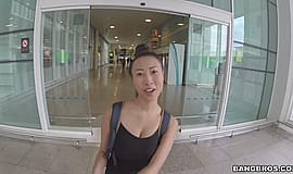 Sharon Lee - Big Tit Asian chick fucked in public