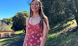 19 Year Old Ali Jones Has That Wet, Creamy Teen Pussy