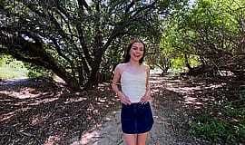 Petite Selena Love Gets Fucked In The Woods