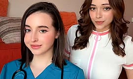 Two Hot Chicks in Nurses Uniforms