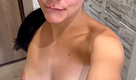 18-Year-Old Chick Shows Off Her Boobs